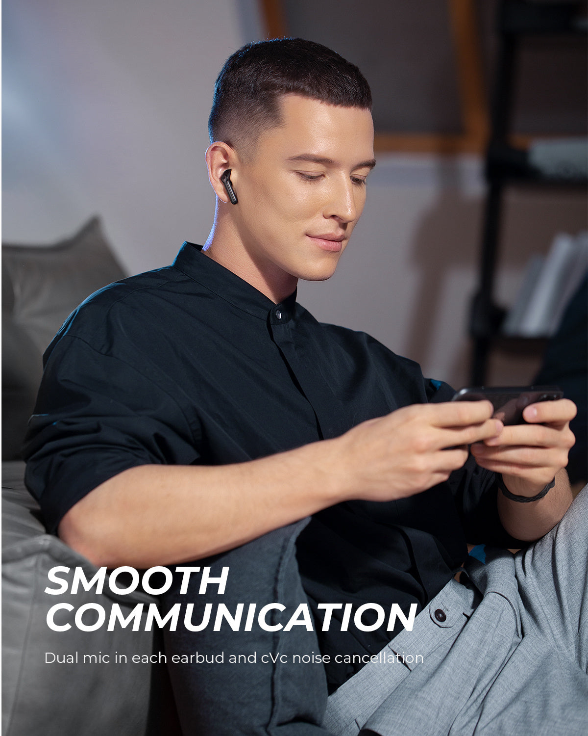 Căști Bluetooth fără fir TrueAir2, Aptx binaurale, semi-intraauriculare, sport, alergare, durată lungă de viață a bateriei